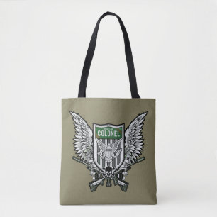Tote Bag Équipe de suicide   Rick Drapeau Armoié Cimier Tat