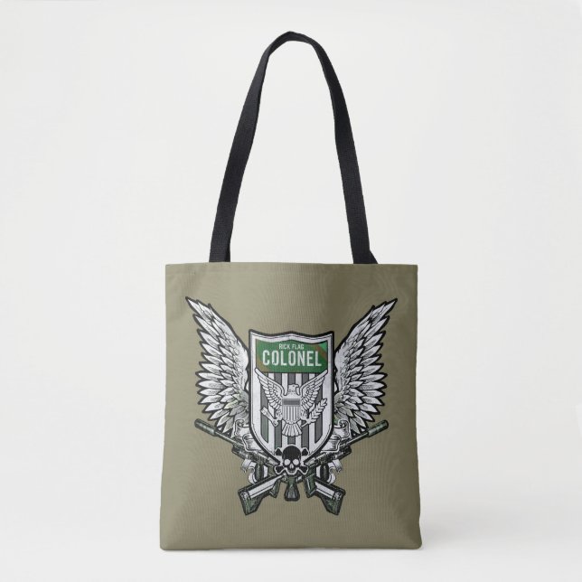 Tote Bag Équipe de suicide | Rick Drapeau Armoié Cimier Tat (Devant)