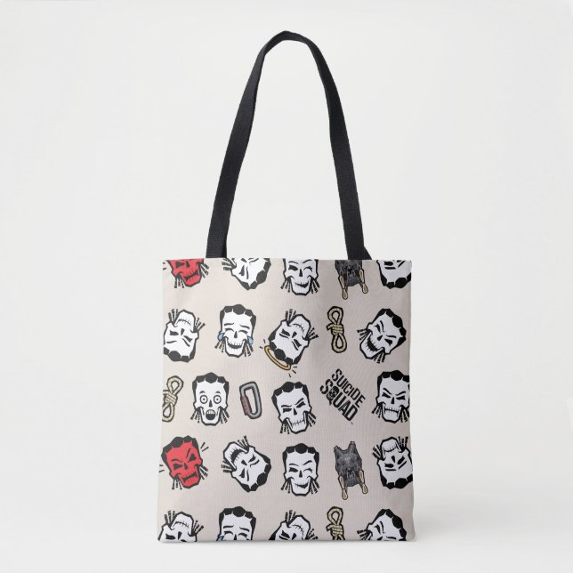 Tote Bag Équipe de suicide | Slipknot Emoji Motif (Devant)