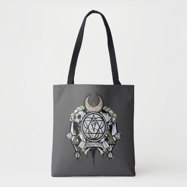 Tote Bag Équipe de suicide | Symboles d'enchantement Tattoo (Devant)