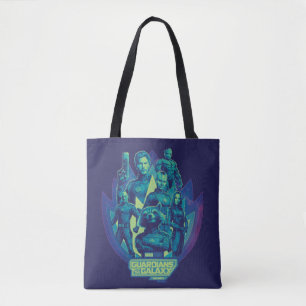 Tote Bag Équipe des Gardiens de la Galaxie en Graphique d'E