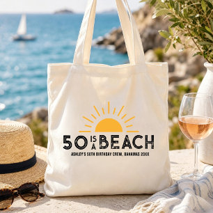Tote Bag Équipe du 50e, 60e, 70e anniversaire Sunset Rétro