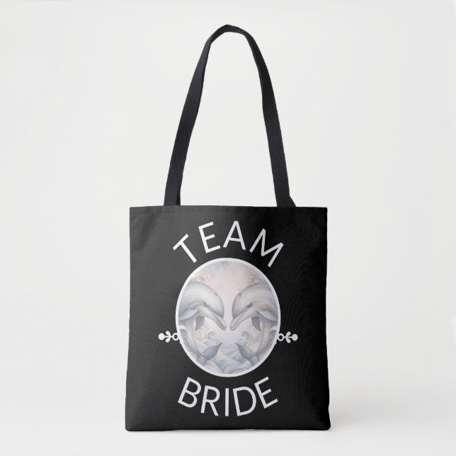 Tote Bag Équipe Mariée Dolphin Style femmes (Devant)