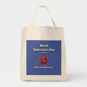 Tote Bag Éradiquer la tuberculose. Journée mondiale de la t