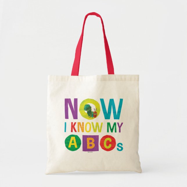 Tote Bag Eric Carle Maintenant Je Connais Mes ABC (Devant)