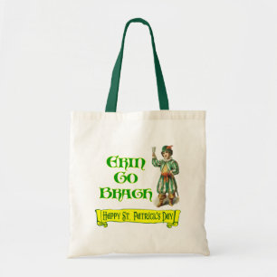 Tote Bag Erin Go Braugh Joyeux Saint Patrick Day dit :