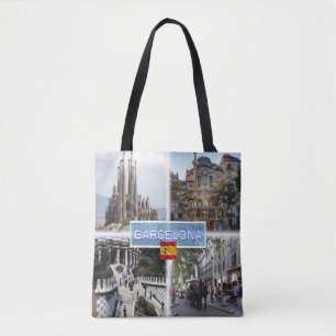 Tote Bag ES Barcelona - Sagrada Familia - Casa Batllo