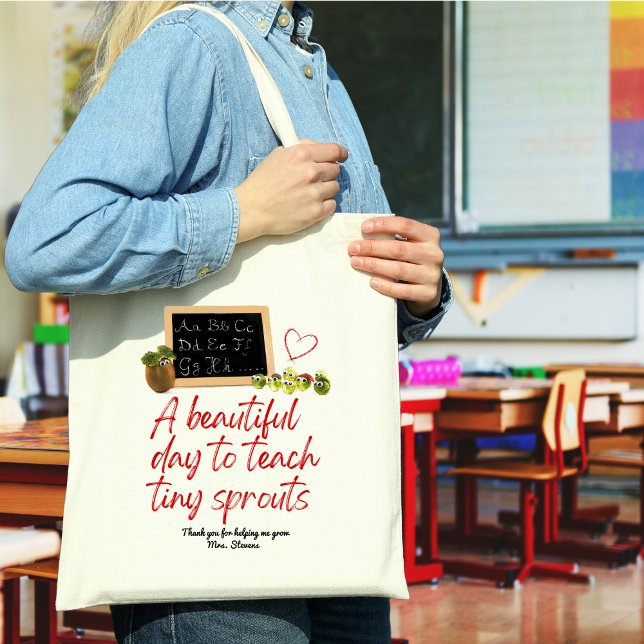 Tote Bag ES enseignants appréciation cadeaux personnalisés  (Créateur téléchargé)