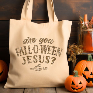 Tote Bag Es-tu FALL-O-WEEN Jésus ? Christian Halloween
