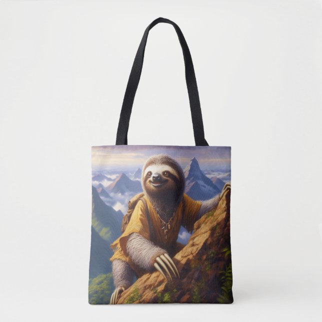 Tote Bag Escalade de Sloth Mountain (Devant)