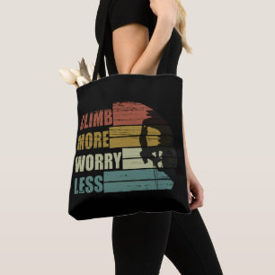 Tote Bag Escalade rock motivationnelle disant