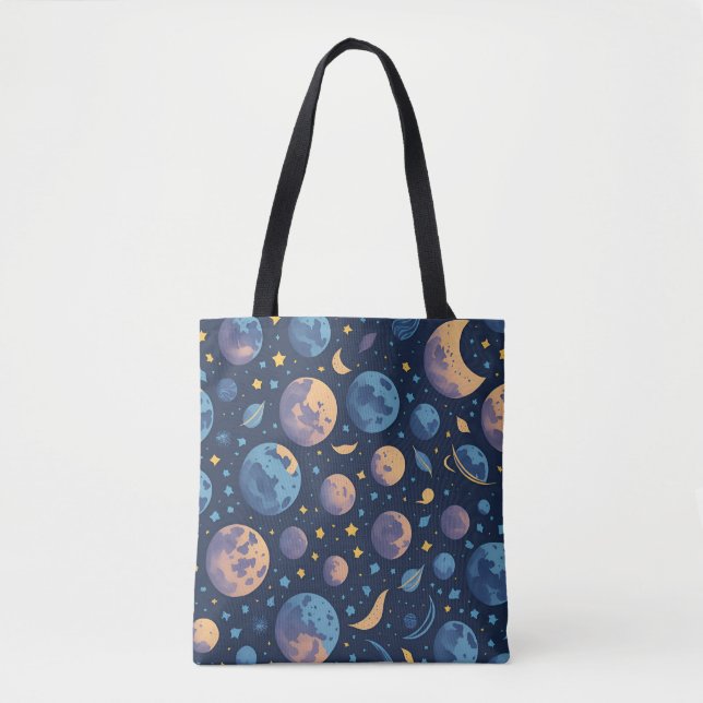 Tote Bag Espace coloré Thème (Devant)