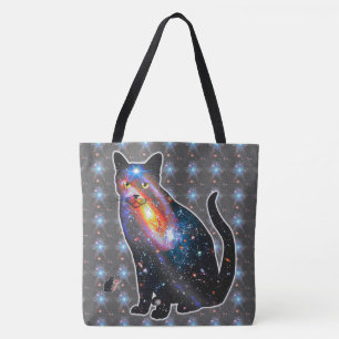 Tote Bag Espace De Rayons X En Chat