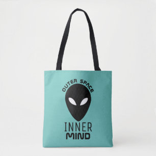 Tote Bag Espace Extérieur Inner Mind, Alien Extraterrestre