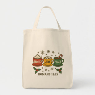Tote Bag Espoir joie Paix et Cocoa