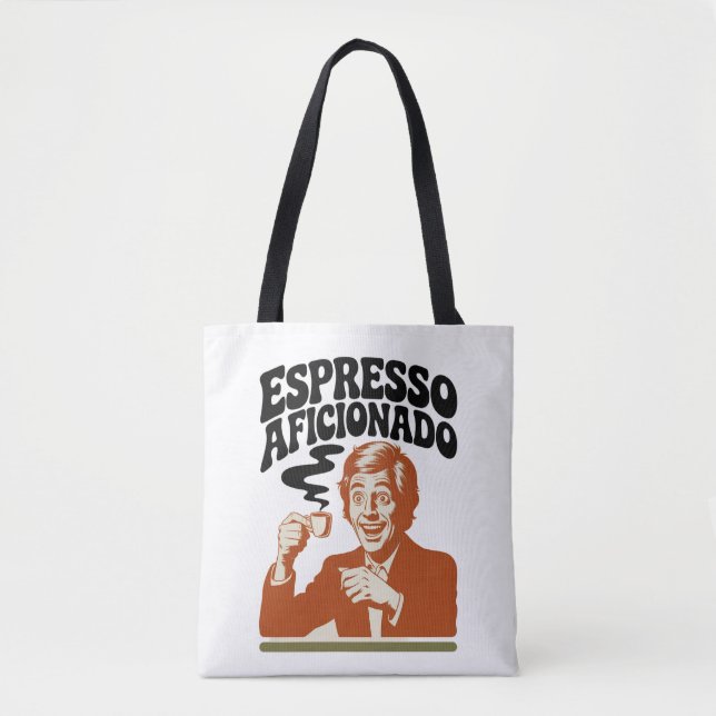 Tote Bag Espresso Aficionado - Java Lover (Devant)