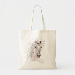 Tote Bag Esprit du cheval de vent - cru