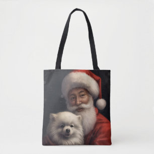 Tote Bag Esquimau américain avec Noël Festif du Père Noël