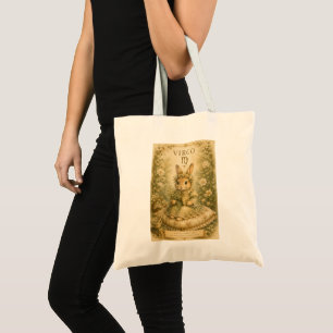 Tote Bag Essence florale vintage zodiaque - Vierge