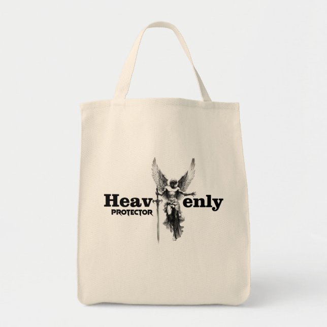 Tote Bag Estampa Anjo - Heavenly Protector - Bolsa (Devant)