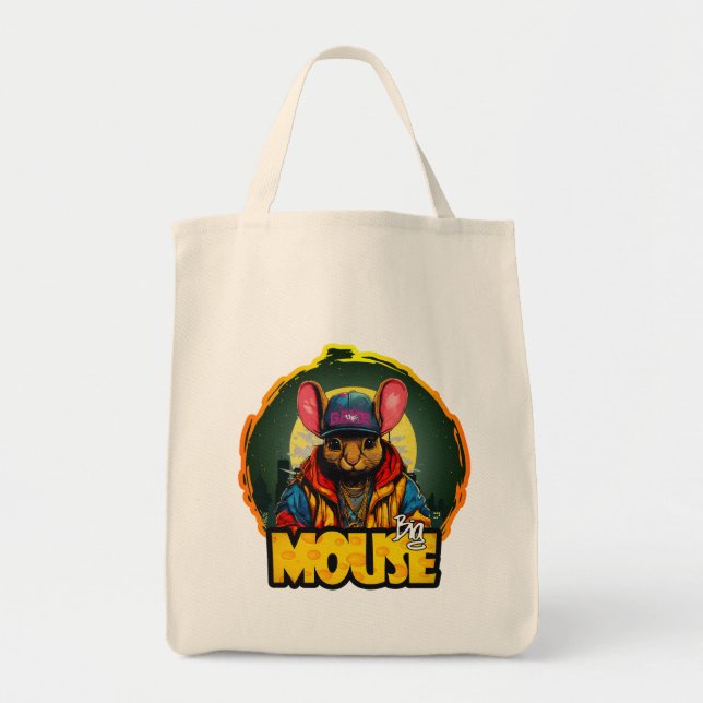 Tote Bag Estampa Hip Hop - Big mouse - Bolsa (Devant)