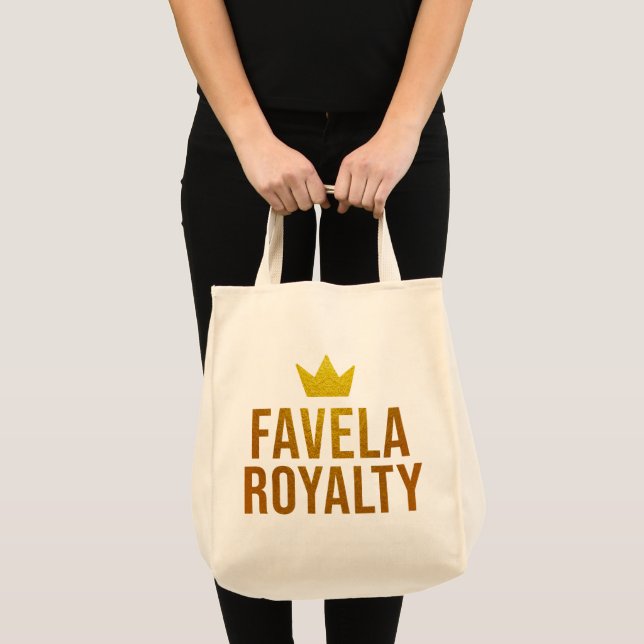 Tote Bag Estampa Hip Hop - Favela Royalty - Bolsa (Devant (produit))