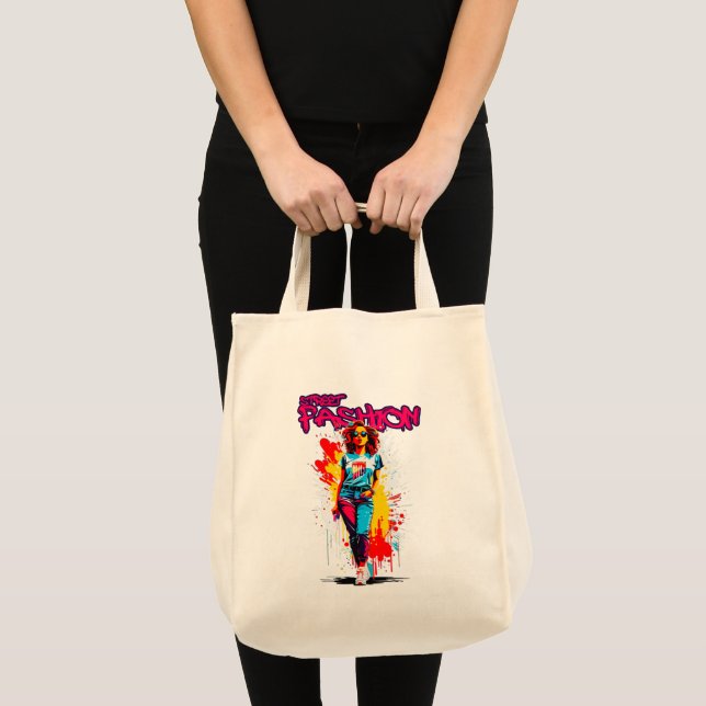 Tote Bag Estampa Moda - Street Fashion - Bolsa (Devant (produit))