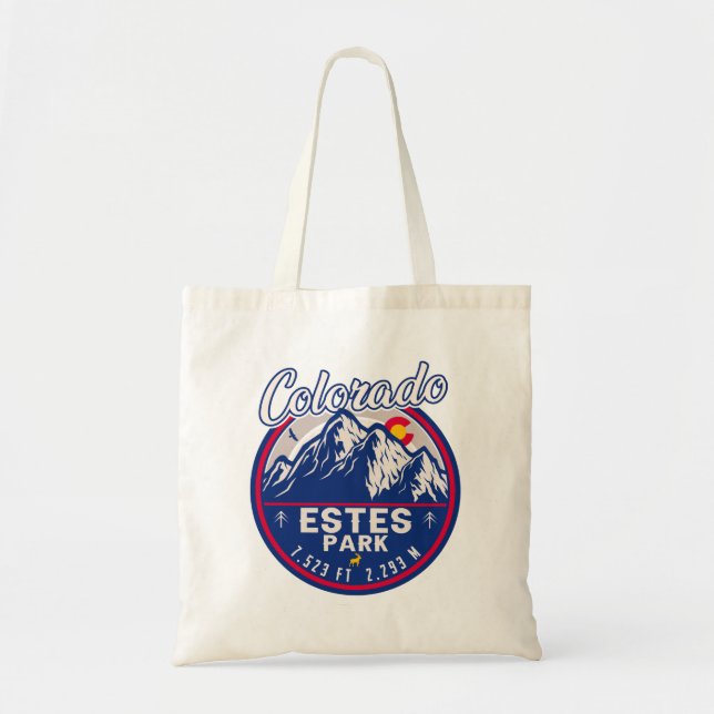 Tote Bag Estes Park Colorado Souvenirs - Camping randonnée (Devant)