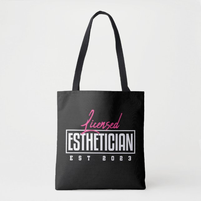 Tote Bag Esthéticien agréé EST 2023 (Devant)
