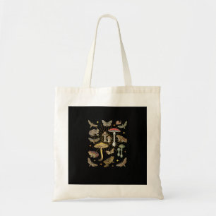 Tote Bag esthétique Cottagecore Champignon Grenouille Papil