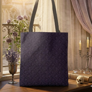 Tote Bag Esthétique victorienne botanique sombre corbeau go