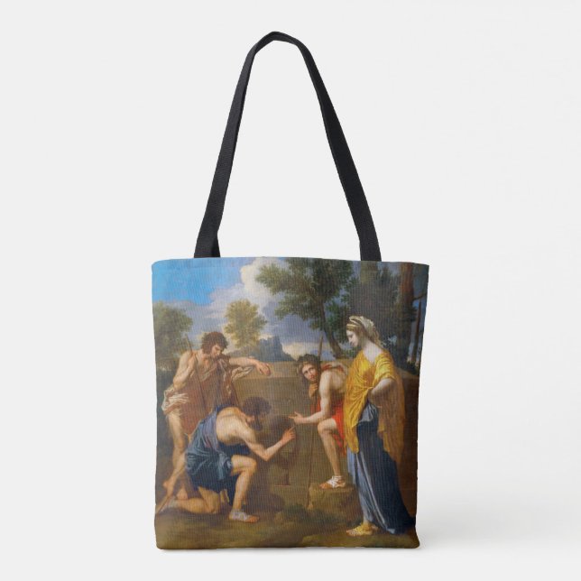 Tote Bag Et dans Arcadia ego, Poussin (Dos)