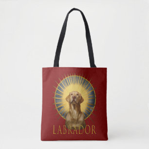 Tote Bag Et Dieu a envoyé un art amusant du Labrador