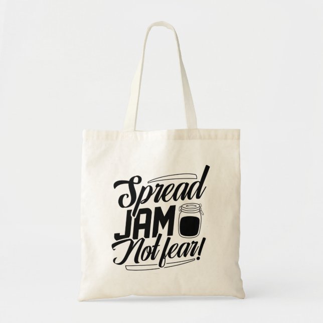 Tote Bag Étaler la confiture sans crainte (Devant)