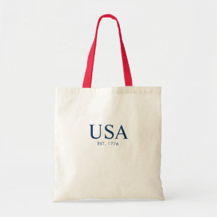Tote Bag États-Unis d'Amérique Moderne Fondé en 1776