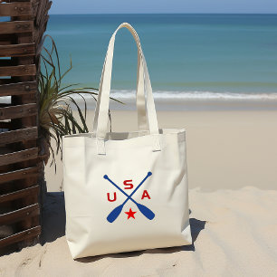 Tote Bag États-Unis Portes à pédales traversées avec Star L