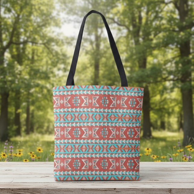 Tote Bag Été tribal tropical (Créateur téléchargé)