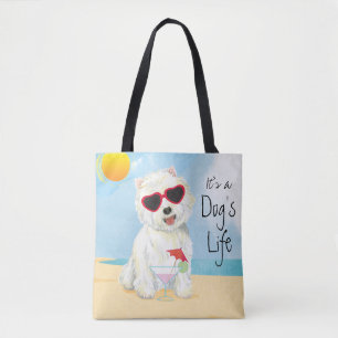 Tote Bag Été Westie