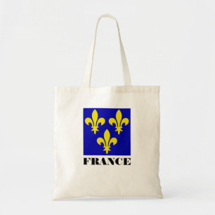 Tote Bag Étendard Royal Français Médiéval Fidélité Héraldiq