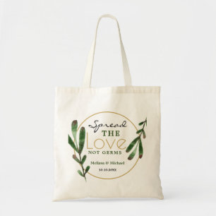 Tote Bag Étendre L'Amour Pas Les Germes Verdure Mariage Fav