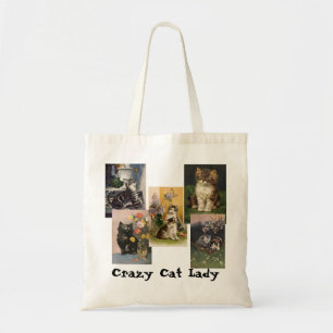 Tote Bag Êtes-vous la Dame aux Chats Fous ! Chatons Victori