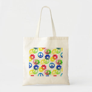 Tote Bag Étincelles hippies super de flower power de signes