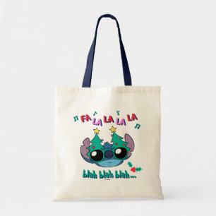 Tote Bag Étiquette de Noël   Fa La La La La