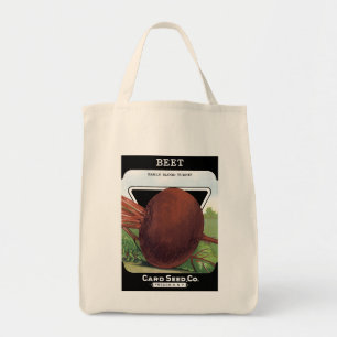 Tote Bag Étiquette de paquets de semences de betteraves
