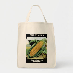 Tote Bag Étiquette de paquets de semences de maïs