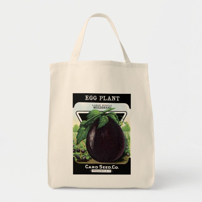 Tote Bag Étiquette de paquets de semences de plantes (Devant)