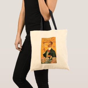 Tote Bag Étiquette de produit vintage, tabac à cigarette ru