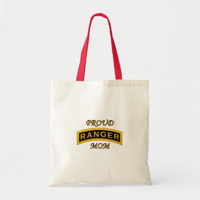 Tote Bag Étiquette d'école de garde forestière d'armée - (Devant)