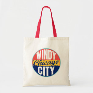 Tote Bag Étiquette vintage de Chicago