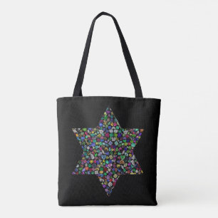 Tote Bag Étoile colorée de David